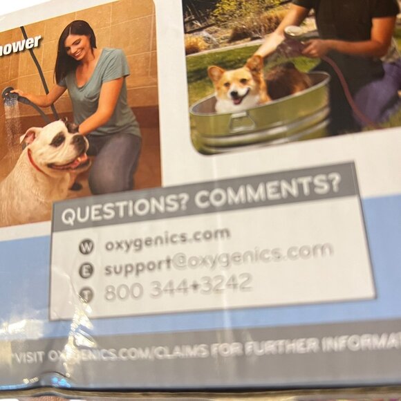 Oxygenics PawSpa Indoor Outdoor Pet Shampoo Washing Kit Grooming Massage - Picture 5 of 7